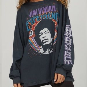 DAYDREAMER Jimi Hendrix Voodoo Chile One Size Long Sleeve